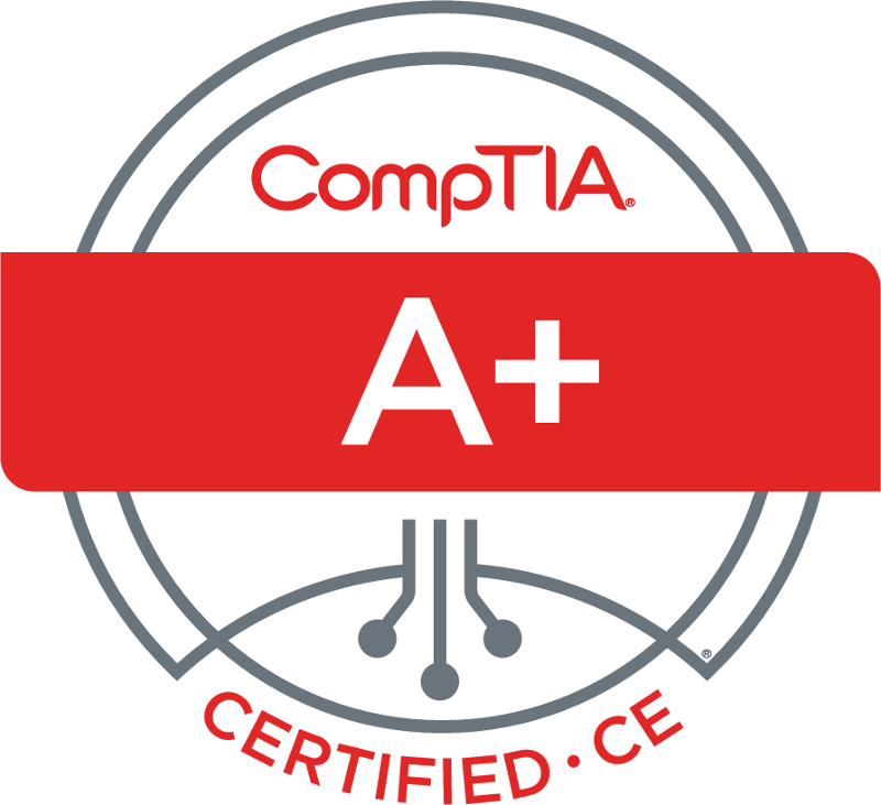 Official CompTIA A+ Certified Logo